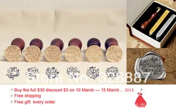 Hot Vintage sealing wooden wax stamp with gift box+2 wax Blessing Word for DIY Scrapbooking/Card Making/Wedding Decoration
Hot Vintage sealing wooden wax stamp with gift box+2 wax Blessing Word for DIY Scrapbooking/Card Making/Wedding Decoration