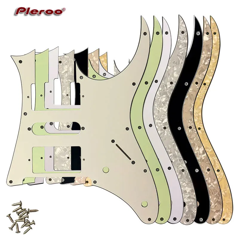 Pleroo Great Quality Electric Guitar Parts - For MIJ Ibanez RG350 EXZ Guitar Pickguard Humbucker HSH Pickup Scratch Plate
Pleroo Great Quality Electric Guitar Parts - For MIJ Ibanez RG350 EXZ Guitar Pickguard Humbucker HSH Pickup Scratch Plate