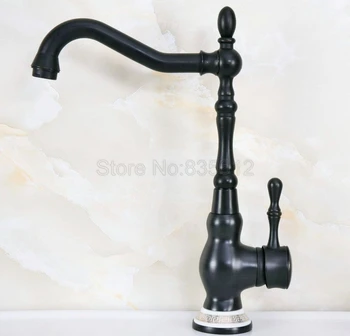 Black Oil Brass Bathroom & Kitchen Faucet Swivel Spout Faucets Washbasin Mixer Sink Tap Wnf662
Black Oil Brass Bathroom & Kitchen Faucet Swivel Spout Faucets Washbasin Mixer Sink Tap Wnf662