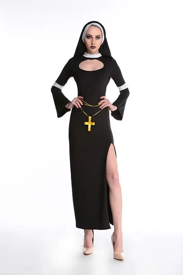 Cosplay Nuns Costume for women cross Belt Mediva Fancy Dress Halloween canival dress fancy dress fantasia anastasia costume
Cosplay Nuns Costume for women cross Belt Mediva Fancy Dress Halloween canival dress fancy dress fantasia anastasia costume