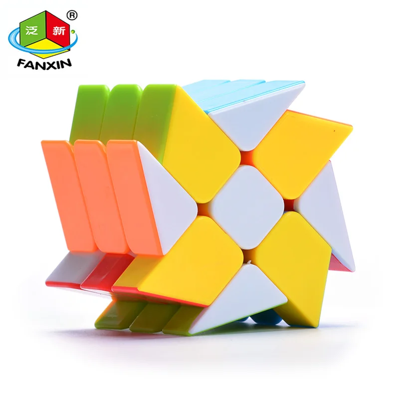 FanXin Windmill Magic Cube Puzzle Stickerless Twist Cubo Magico 3x3x3 Triangle Shape Twist Professional Educational Toys Games
FanXin Windmill Magic Cube Puzzle Stickerless Twist Cubo Magico 3x3x3 Triangle Shape Twist Professional Educational Toys Games