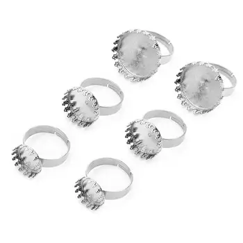 10Pcs/lot 12/15/20mm Stainless Steel Round Beer Cover Adjustable Ring Flat Blank Cabochon Tray DIY Jewelry Findings Rings Base
10Pcs/lot 12/15/20mm Stainless Steel Round Beer Cover Adjustable Ring Flat Blank Cabochon Tray DIY Jewelry Findings Rings Base