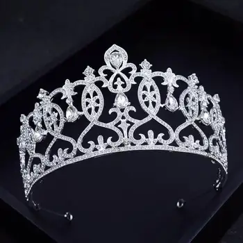 White Crown Princess Grand Luxury Crystal Crown Bridesmaid Wedding Headwear Brilliant Hair Ornament Accessories HG00998
White Crown Princess Grand Luxury Crystal Crown Bridesmaid Wedding Headwear Brilliant Hair Ornament Accessories HG00998