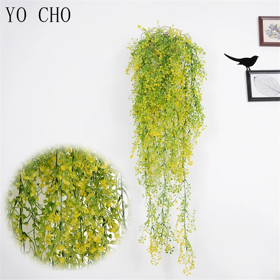 Home Garden Decoration Artificial Flowers Wedding Decor Wall Hanging Flower Vine Golden Bell Willow Plant Decor DIY Fake Flowers
Home Garden Decoration Artificial Flowers Wedding Decor Wall Hanging Flower Vine Golden Bell Willow Plant Decor DIY Fake Flowers