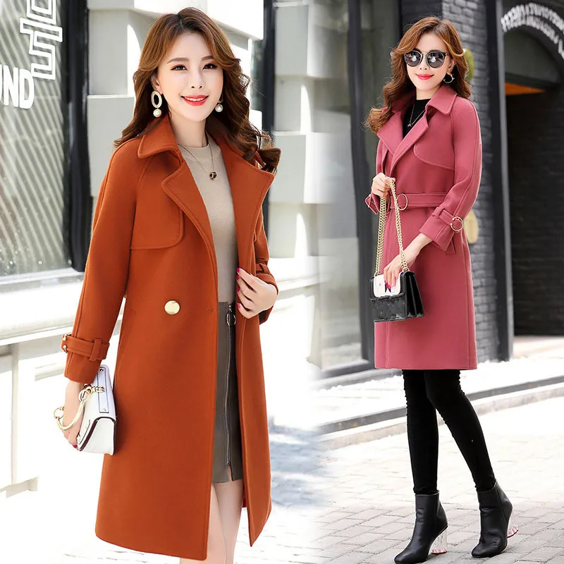Office Lady New Woolen Coat Jacket 2019 Women Winter Coat New Medium Length Fashion Woolen Outcoat Elegant Overcoat Female XXL
Office Lady New Woolen Coat Jacket 2019 Women Winter Coat New Medium Length Fashion Woolen Outcoat Elegant Overcoat Female XXL