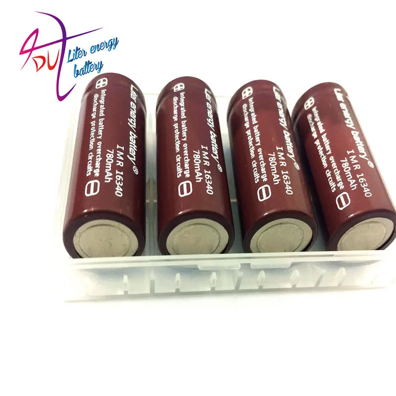 Liter energy battery 4pcs Li-ion RCR 123 3.7V 16340 780mAh Rechargeable Lithium Battery (4 Pcs) With Battery Case
Liter energy battery 4pcs Li-ion RCR 123 3.7V 16340 780mAh Rechargeable Lithium Battery (4 Pcs) With Battery Case