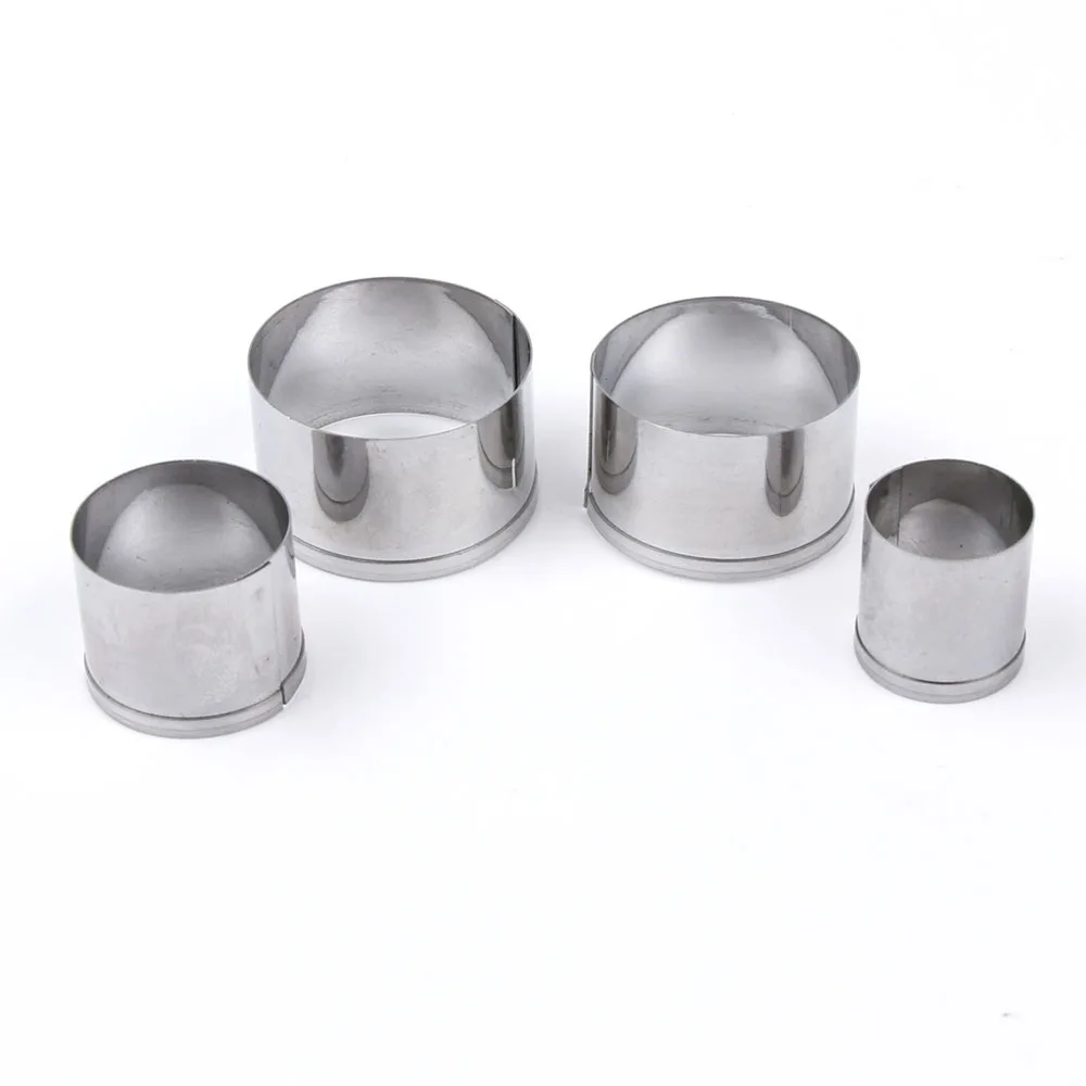 4Pcs/set Stainless Steel Round Circle Shaped Cookie Cutter Biscuit Pastry Molds 
4Pcs/set Stainless Steel Round Circle Shaped Cookie Cutter Biscuit Pastry Molds