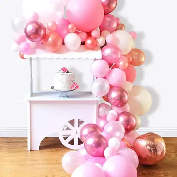 Pink Balloon Garland Arch Kit 102pcs 5"-18" Pink Rose Gold White Balloons Party Decorations for Birthdays Baby Showers Weddings
Pink Balloon Garland Arch Kit 102pcs 5"-18" Pink Rose Gold White Balloons Party Decorations for Birthdays Baby Showers Weddings
