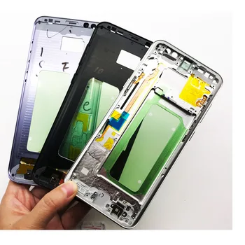 

New625 Middle Chassis Mid Housing Frame Bezel Assembly Cover With Side Button For samsung galaxy s8 s8 plus s8+ G950 G955