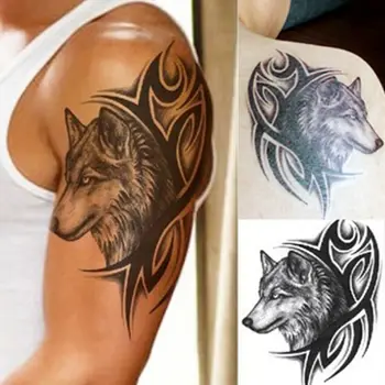Large Cool Body Art Arm Sleeves Temporary Tattoo Sticker Wolf Print Fake Tatoo New Dropshipping
Large Cool Body Art Arm Sleeves Temporary Tattoo Sticker Wolf Print Fake Tatoo New Dropshipping