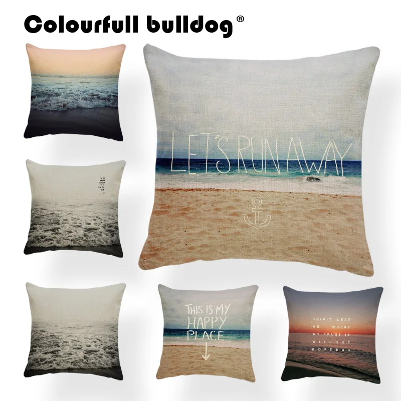 Beautiful Beach Scenery Pillow Big Waves Sun Cloud Pillow Case Letters This Is My Happy Place Decor Children's Room Cushion Case
Beautiful Beach Scenery Pillow Big Waves Sun Cloud Pillow Case Letters This Is My Happy Place Decor Children's Room Cushion Case