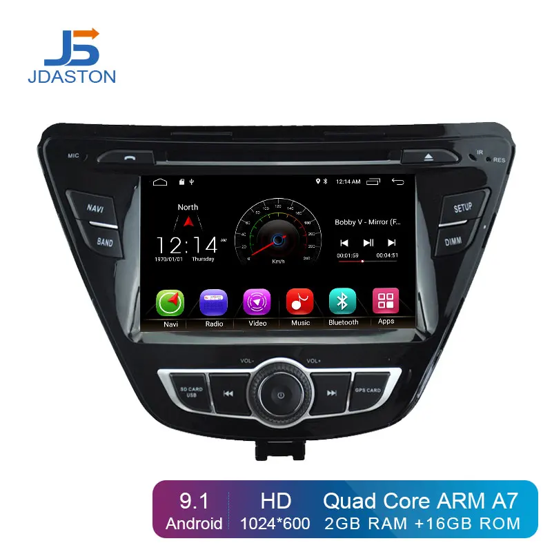 JDASTON Android 9.1 Car DVD Player For Hyundai ELANTRA 2013 2014 2015 Multimedia GPS Navigation 2Din Car Radio Audio Stereo WIFI
JDASTON Android 9.1 Car DVD Player For Hyundai ELANTRA 2013 2014 2015 Multimedia GPS Navigation 2Din Car Radio Audio Stereo WIFI