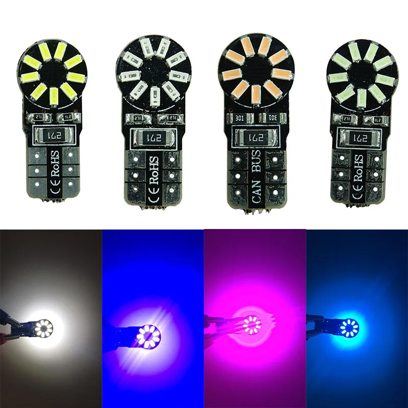 50pcs T10 W5W led canbus 194 168 3014 18SMD Canbus No Error Car Auto LED Bulb Indicator Light Parking Lamps White blue purple
50pcs T10 W5W led canbus 194 168 3014 18SMD Canbus No Error Car Auto LED Bulb Indicator Light Parking Lamps White blue purple