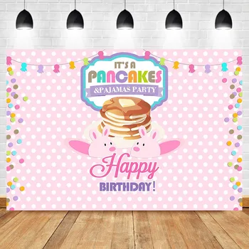 Pancakes Pajamas Party Backdrop Sleepover Birthday Pajama Party Photography Background Pink and White Colorful Banner Backdrops
Pancakes Pajamas Party Backdrop Sleepover Birthday Pajama Party Photography Background Pink and White Colorful Banner Backdrops