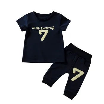 Newborn Kid Baby Boy Clothes Set Letter Print Top Sleeveless Tee+Pant Black Clothing Set Outfit 0-24M
Newborn Kid Baby Boy Clothes Set Letter Print Top Sleeveless Tee+Pant Black Clothing Set Outfit 0-24M