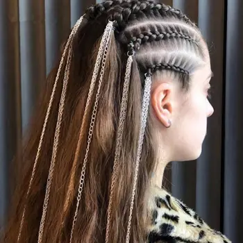 Ethnic Women Girl Metal Alloy Hair Chains Braided Dreadlocks Hair Accessories Hip Hop Decorative Barrettes Halloween Party Decor
Ethnic Women Girl Metal Alloy Hair Chains Braided Dreadlocks Hair Accessories Hip Hop Decorative Barrettes Halloween Party Decor