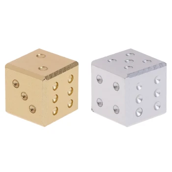 Gold Silver Aluminum Metal Dice Club Bar Drinking Playing Game Tool 16X16X16mm #35/10W
Gold Silver Aluminum Metal Dice Club Bar Drinking Playing Game Tool 16X16X16mm #35/10W