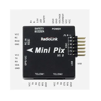 Radiolink mini pixhawk PIX Flight Controll Board Multirotor Airplane GPS self stabilizing Auto Return ASN00024
Radiolink mini pixhawk PIX Flight Controll Board Multirotor Airplane GPS self stabilizing Auto Return ASN00024
