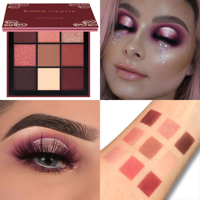MIAOOL Makeup Eyeshadow Pallete Makeup Mirror 9 Color Pressed Palette Makeup Palette Shimmer Pigmented Matte Eyeshadow Cosmetics
MIAOOL Makeup Eyeshadow Pallete Makeup Mirror 9 Color Pressed Palette Makeup Palette Shimmer Pigmented Matte Eyeshadow Cosmetics