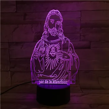 Jesus Figure 7 Colors Change Night Lamp LED 3D Table Light for Bedroom Sleeping Lamp Home Decor Art Decor GX306 DropShipping
Jesus Figure 7 Colors Change Night Lamp LED 3D Table Light for Bedroom Sleeping Lamp Home Decor Art Decor GX306 DropShipping