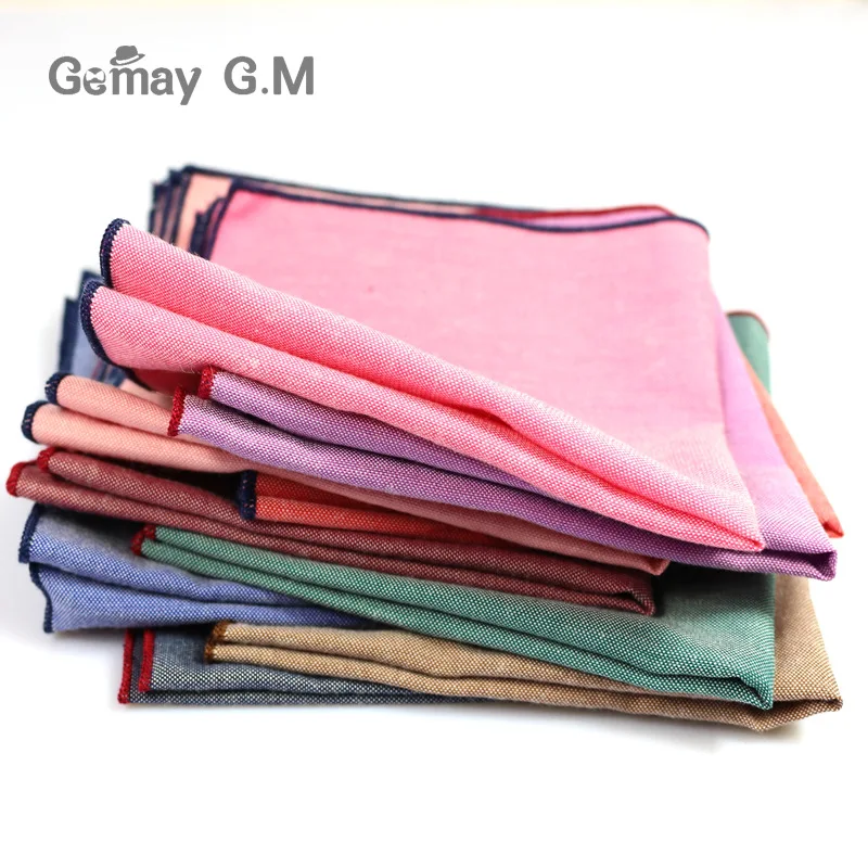 Brand Casual Men's Cotton Handkerchiefs Woven Candy color Pocket Square Male Wedding Party Handkerchief Sold Towels Hanky
Brand Casual Men's Cotton Handkerchiefs Woven Candy color Pocket Square Male Wedding Party Handkerchief Sold Towels Hanky