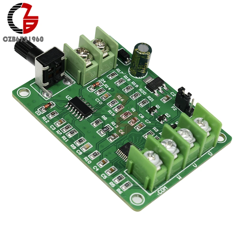 5V 12V Brushless DC Motor Driver Controller Board with Reverse Voltage Over Current Protection for Hard Drive Motor 3/4 Wire
5V 12V Brushless DC Motor Driver Controller Board with Reverse Voltage Over Current Protection for Hard Drive Motor 3/4 Wire
