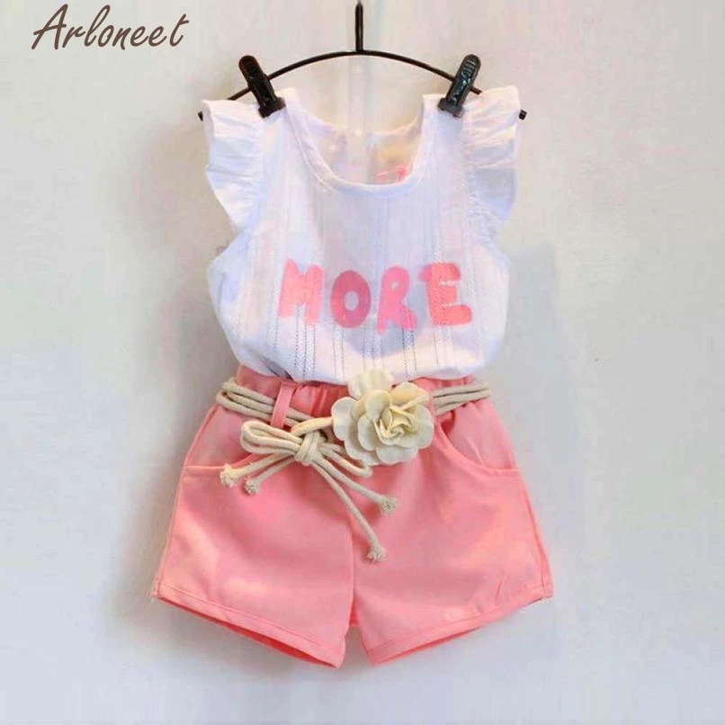 ARLONEET 2017 Toddler Kids Baby Girls Print Sleeveless T-Shirt+Shorts+Belt Outfits Clothes Sets P30 Nov06
ARLONEET 2017 Toddler Kids Baby Girls Print Sleeveless T-Shirt+Shorts+Belt Outfits Clothes Sets P30 Nov06