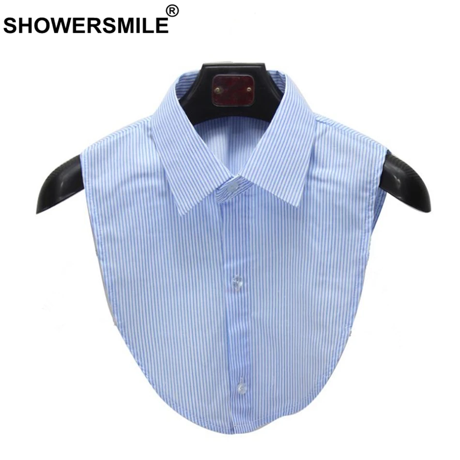 SHOWERSMILE Shirt Fake Collar Blue White Striped Detachable Collar Lady False Collar Lapel Blouse Top Women Clothes Accessories
SHOWERSMILE Shirt Fake Collar Blue White Striped Detachable Collar Lady False Collar Lapel Blouse Top Women Clothes Accessories
