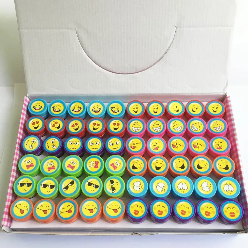 60pcs Cartoon Stamps expression Pattern DIY Decorative Ruber Emoji Smile Face Self-Inking Stamp For Children Gift Birthday Gift
60pcs Cartoon Stamps expression Pattern DIY Decorative Ruber Emoji Smile Face Self-Inking Stamp For Children Gift Birthday Gift