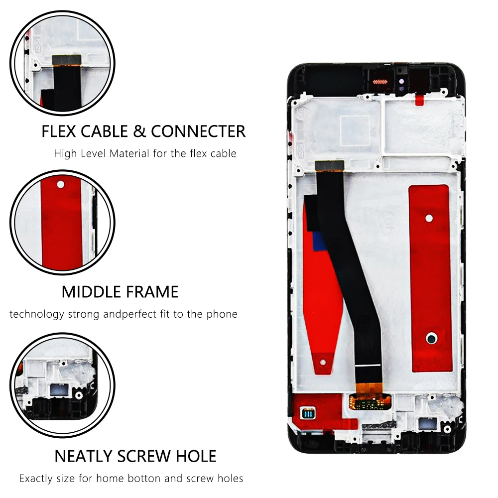 Original 5.1" IPS Display For Huawei P10 LCD Touch Screen Digitizer Assembly Frame Replacement For Huawei P10 LCD Screen
Original 5.1" IPS Display For Huawei P10 LCD Touch Screen Digitizer Assembly Frame Replacement For Huawei P10 LCD Screen