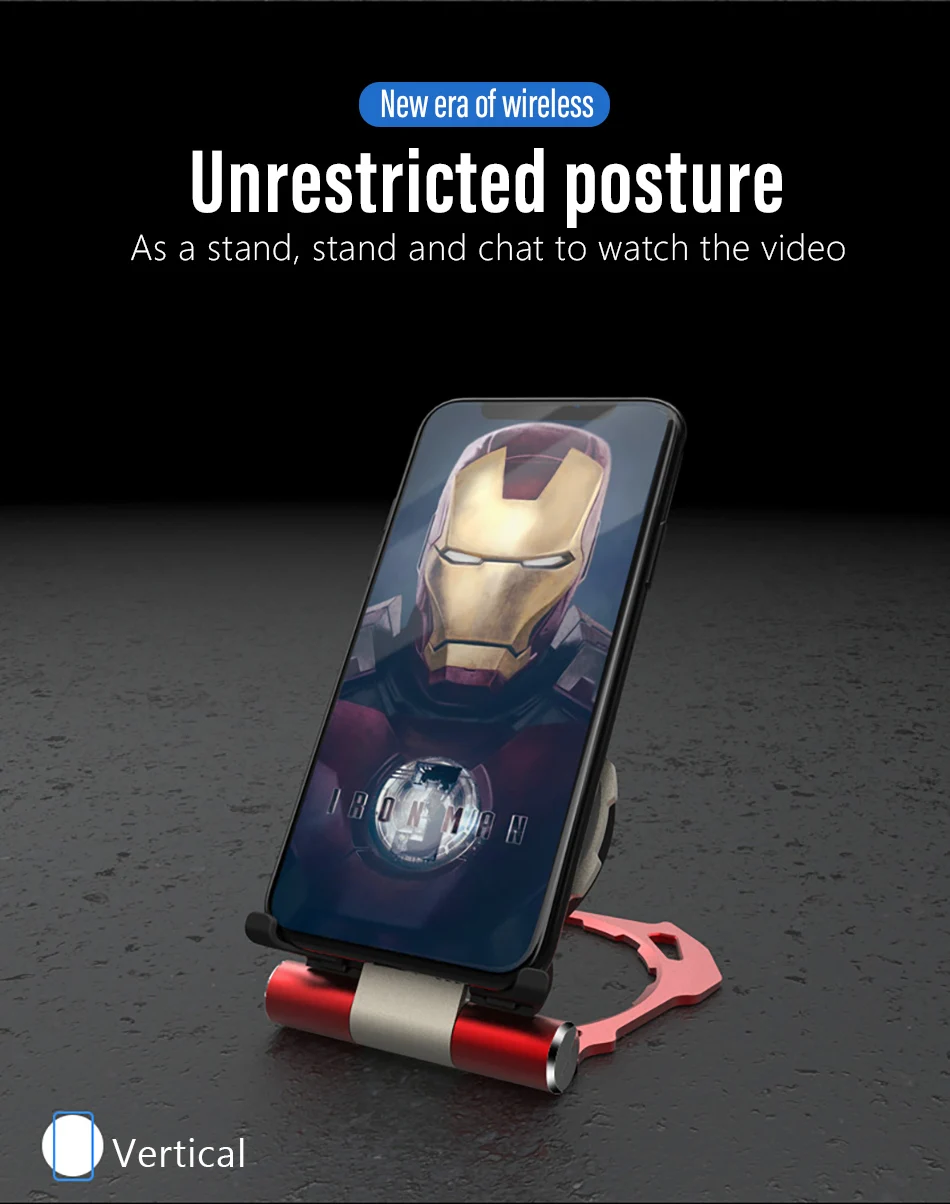 !ACCEZZ Wireless Charger Holder Bracket 7.5W For iPhone X 8 XS Max XR 10W Fast Charging For Samsung Galaxy S9 Plus Xiaomi Mix2S (5)
