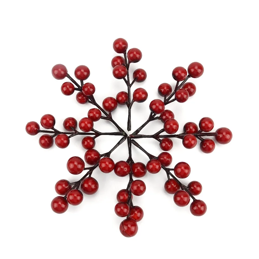 6pcs7 Head Artificial mini Cherry Berries Pearl Stamen DIY Wedding Bouquet Christmas Decoration Simulation Fruit Crafts
6pcs7 Head Artificial mini Cherry Berries Pearl Stamen DIY Wedding Bouquet Christmas Decoration Simulation Fruit Crafts