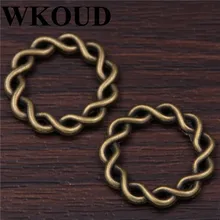WKOUD 30pcs Ancient bronze Wax Karma Circle Ring Charms Bracelet DIY Fashion Jewelry 20mm
WKOUD 30pcs Ancient bronze Wax Karma Circle Ring Charms Bracelet DIY Fashion Jewelry 20mm