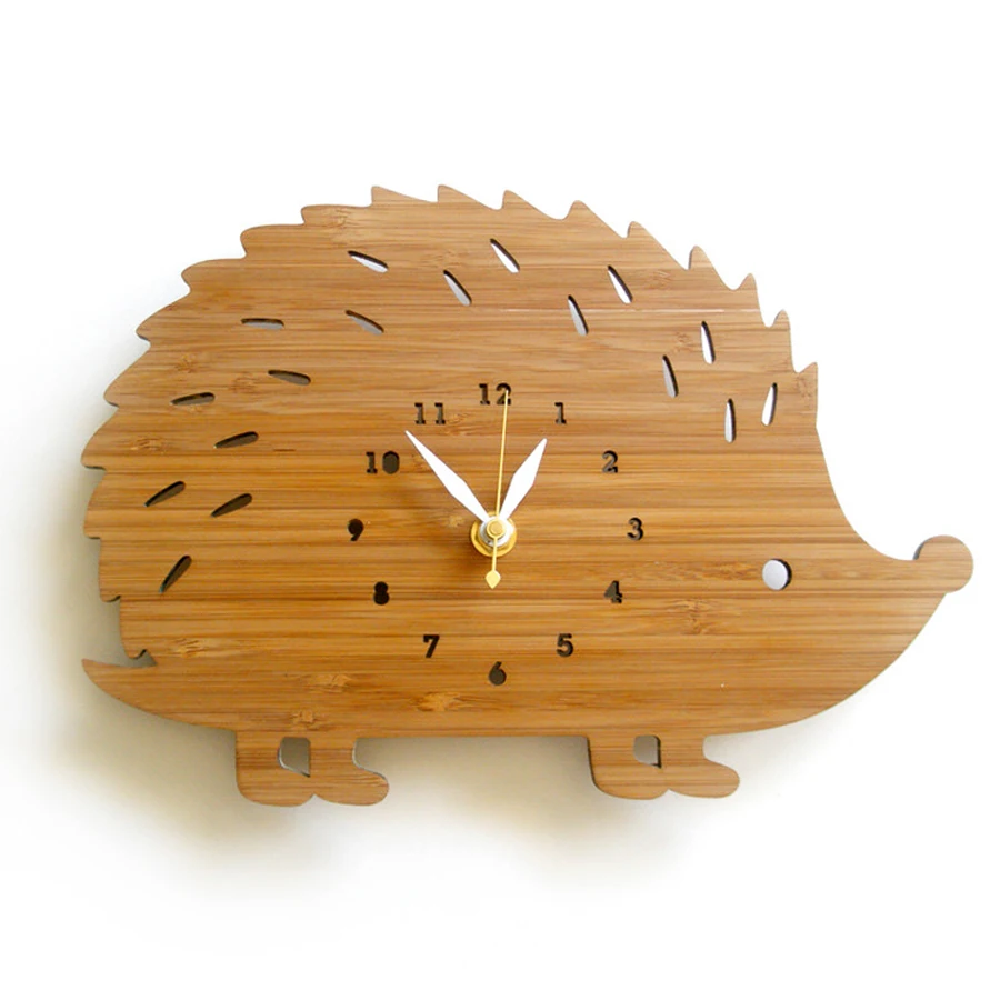 Animal Wall Clock Modern Design Decorative Kids Bedroom Hedgehog Wooden Watch Wall Clocks Home Decor Silent 3D Stickers
Animal Wall Clock Modern Design Decorative Kids Bedroom Hedgehog Wooden Watch Wall Clocks Home Decor Silent 3D Stickers