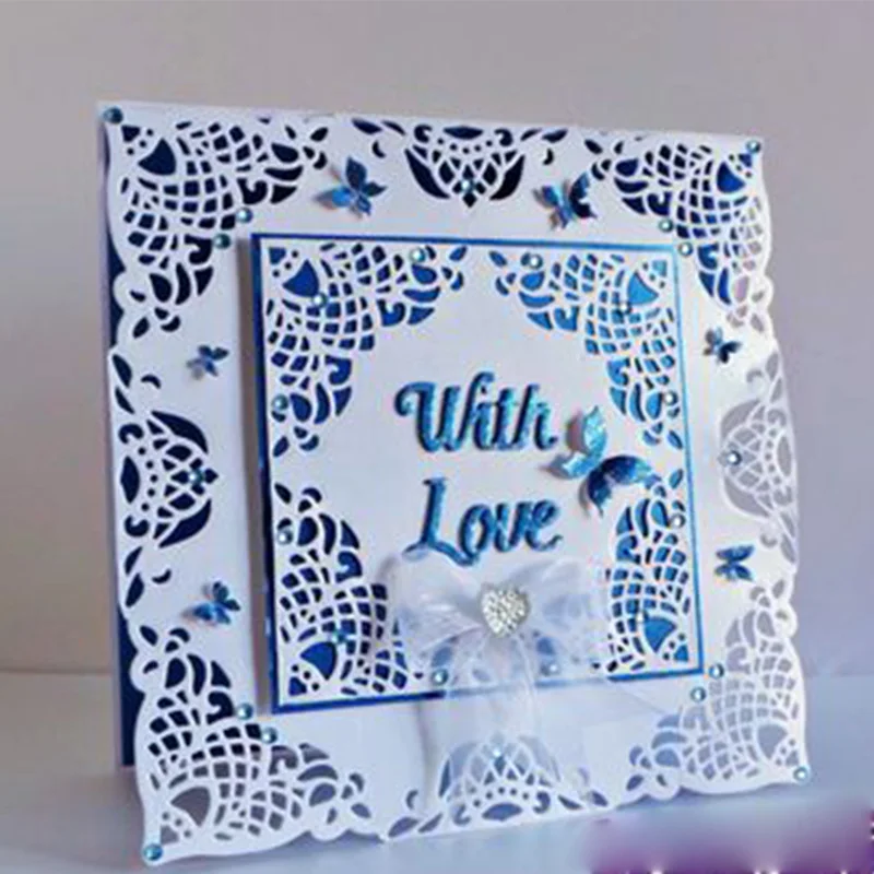 Elegant Trellis Lace Edge Frame Metal Cutting Dies Stencils 2019 for DIY Scrapbooking Decorative Embossing Paper Card Crafts
Elegant Trellis Lace Edge Frame Metal Cutting Dies Stencils 2019 for DIY Scrapbooking Decorative Embossing Paper Card Crafts