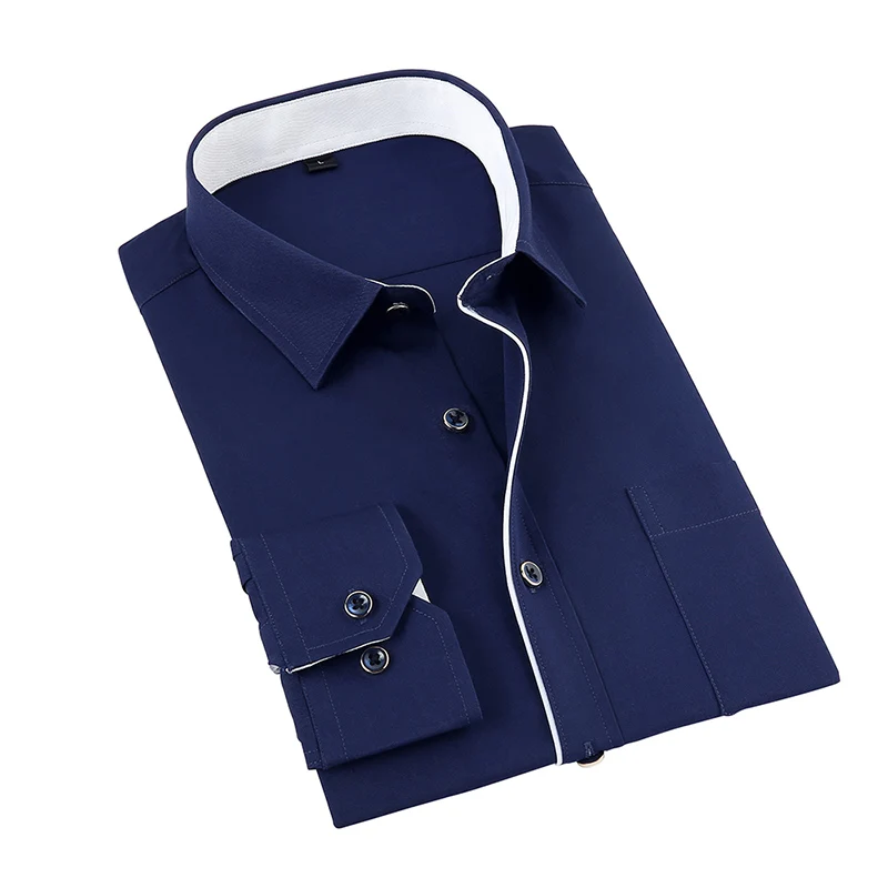 JeeToo New Arrival Mens Cotton Shirt Slim Fit Long Sleeve Casual Shirts Fashion Formal Soild Pocket Masculina Tops Brand Camisa
JeeToo New Arrival Mens Cotton Shirt Slim Fit Long Sleeve Casual Shirts Fashion Formal Soild Pocket Masculina Tops Brand Camisa