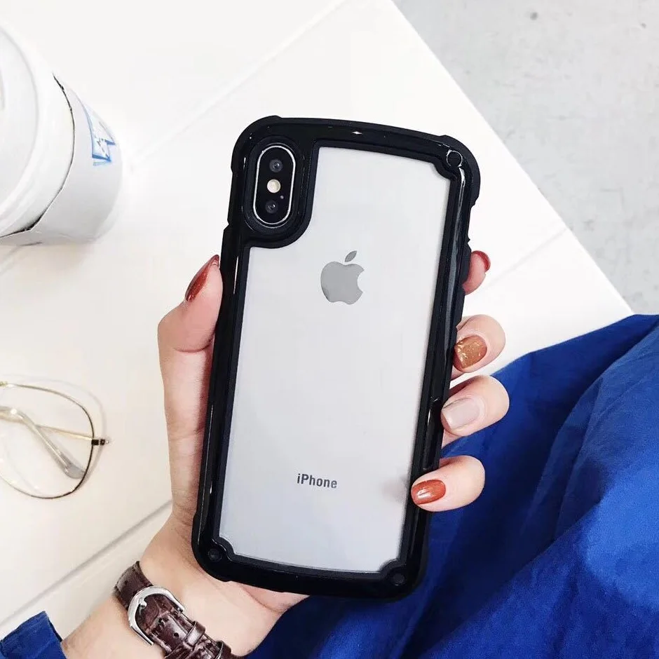 Slim Case For iPhone XS Max 6 7 8 Plus Soft Edge Clear Hard Back Cover For iPhone 8 7 6 6s Plus XR X(10) Smart Phone Cases EEMIA
Slim Case For iPhone XS Max 6 7 8 Plus Soft Edge Clear Hard Back Cover For iPhone 8 7 6 6s Plus XR X(10) Smart Phone Cases EEMIA