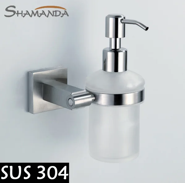 Free Shipping High Quality Bathroom Accessories Products Solid 304 Stainless Steel Soap Dispensers,Included Frosted Bottle-55007
Free Shipping High Quality Bathroom Accessories Products Solid 304 Stainless Steel Soap Dispensers,Included Frosted Bottle-55007