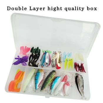100Pcs Bait Fish Grass Carp Fishing Popper Silver Bait Box Spin Spoon Sharp Fish Hook Artificial Bait Set Free shipping sale
100Pcs Bait Fish Grass Carp Fishing Popper Silver Bait Box Spin Spoon Sharp Fish Hook Artificial Bait Set Free shipping sale