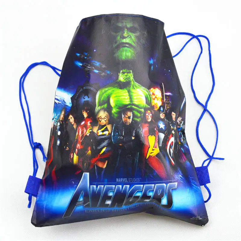 The Avengers Party Theme Birthday Gift Bags Non-woven Fabrics School Backpacks Drawstring Bag For Boys Travel Storage Package
The Avengers Party Theme Birthday Gift Bags Non-woven Fabrics School Backpacks Drawstring Bag For Boys Travel Storage Package