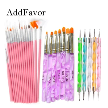 Addfavor Acrylic Nail Art Brush Kit UV Gel Polish Painting Drawing Brushes Pen Nail Dotting Manicure Clean Brush Tools
Addfavor Acrylic Nail Art Brush Kit UV Gel Polish Painting Drawing Brushes Pen Nail Dotting Manicure Clean Brush Tools