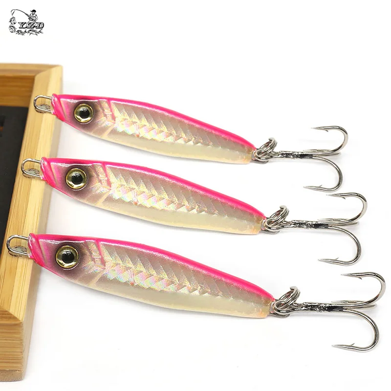 Power Metal Jig 28g 3pcs Slow jig Pitch Glow Head Metal Lure Spoon Sea Fishing Casting Jigging Lure Inchiku fishing
Power Metal Jig 28g 3pcs Slow jig Pitch Glow Head Metal Lure Spoon Sea Fishing Casting Jigging Lure Inchiku fishing