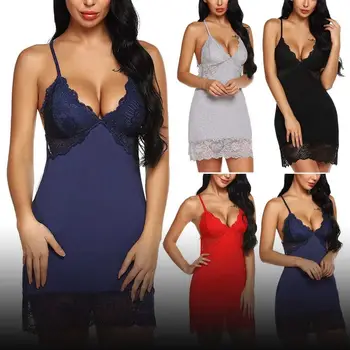 Sexy Women Lingerie Sleepwear Robes Backless Lace G-string V Neck Babydoll Nightwear Clearance New Fashion Plus Sise
Sexy Women Lingerie Sleepwear Robes Backless Lace G-string V Neck Babydoll Nightwear Clearance New Fashion Plus Sise