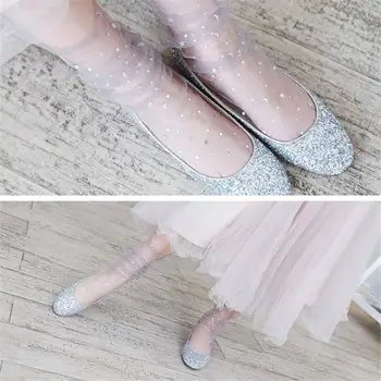 Star And Moon Sexy Soft Mesh Fishnet Socks Transparent Stretch Elasticity Ankle Net Yarn Thin Women Ultra-thin Sheer Socks
Star And Moon Sexy Soft Mesh Fishnet Socks Transparent Stretch Elasticity Ankle Net Yarn Thin Women Ultra-thin Sheer Socks