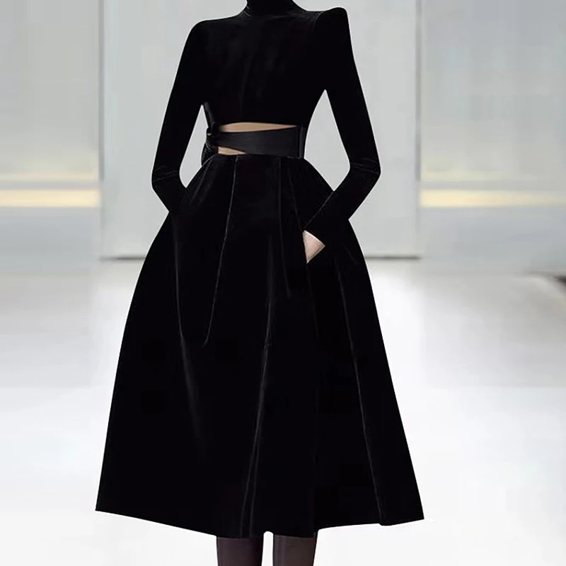 XF 1221-13 Q High Quality Spring Fashion Runway Vintage Women'S Round Neck Long Sleeve + Belt Gold Velvet Slim Red/Black Dress
XF 1221-13 Q High Quality Spring Fashion Runway Vintage Women'S Round Neck Long Sleeve + Belt Gold Velvet Slim Red/Black Dress