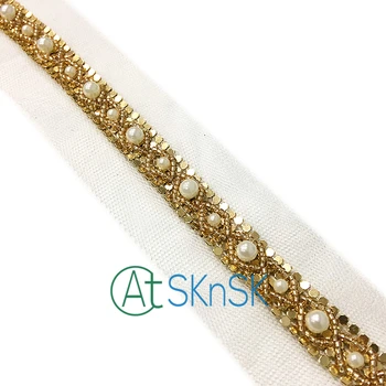 1Yard/Lot Beads Lace Ribbon DIY Clothing Accessory Lace Trimming Pearl Lace Handmade Applique Eco-friendly Organza 1.5cm Width
1Yard/Lot Beads Lace Ribbon DIY Clothing Accessory Lace Trimming Pearl Lace Handmade Applique Eco-friendly Organza 1.5cm Width