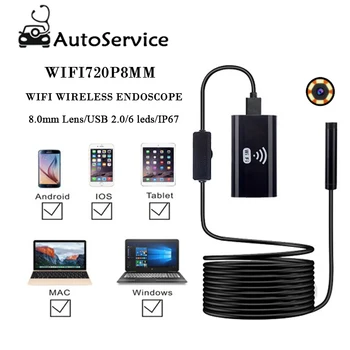 Top Quality 8mm WIFI Endoscope Waterproof industrial Camera Waterproof Inspection Borescope For Android/IOS/Windows/Vista/MacOS
Top Quality 8mm WIFI Endoscope Waterproof industrial Camera Waterproof Inspection Borescope For Android/IOS/Windows/Vista/MacOS