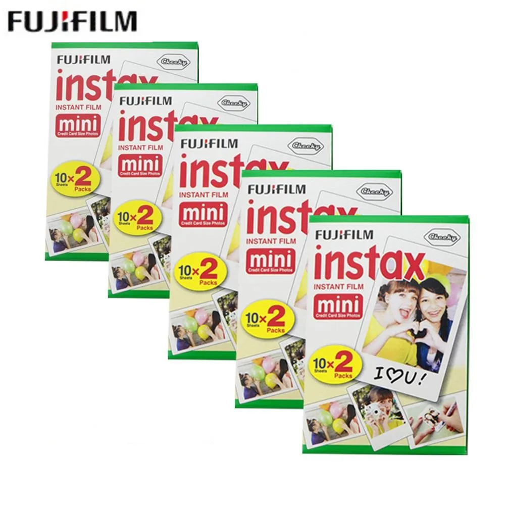 100-Sheets-Fuji-Fujifilm-Instax-Mini-Film-For-Instant-Camera-Mini-8-7s-25-50s-White_