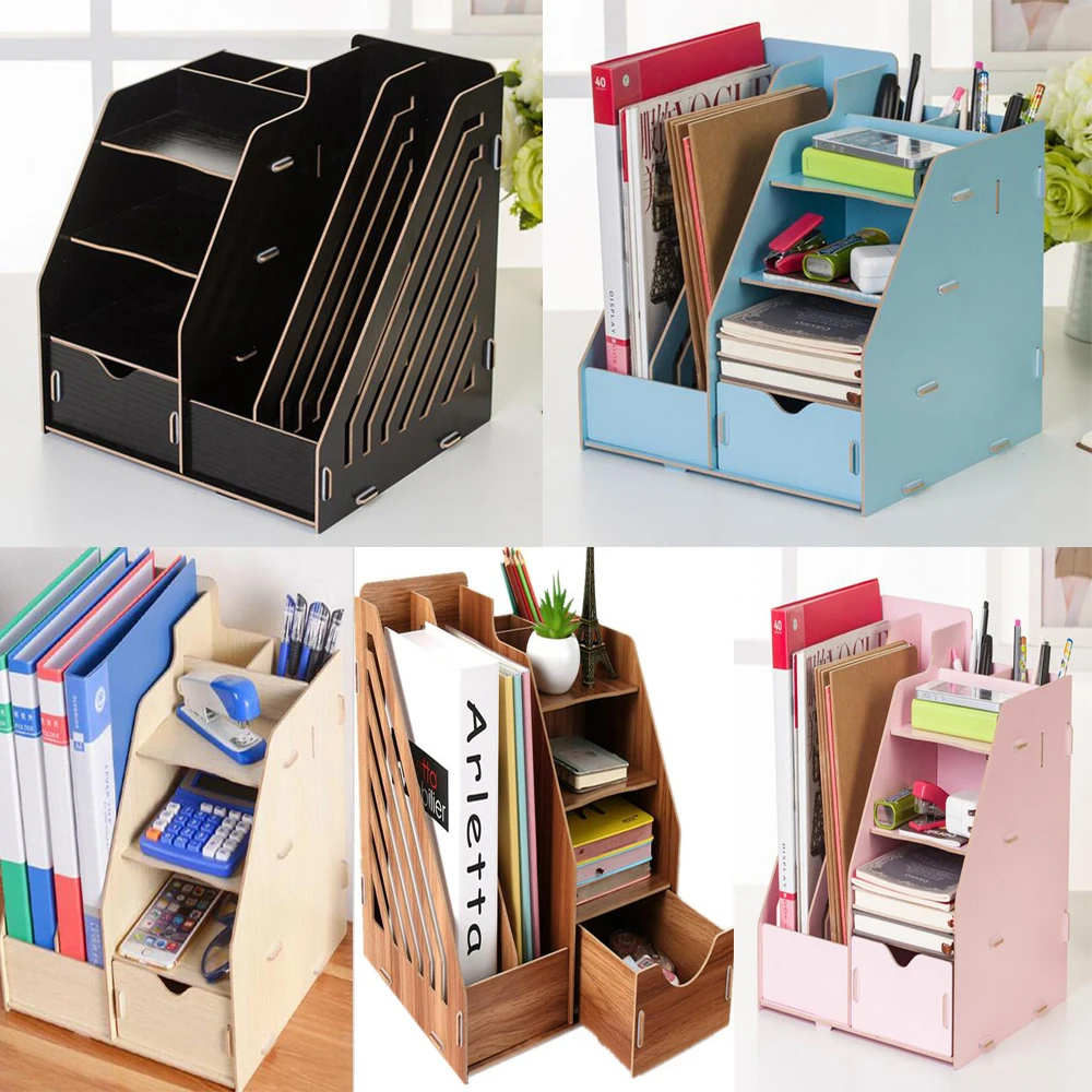 XRHYY Storage Box Wooden Desktop A4 Multi-Layer File Shelf Office Supply Finishing Storage Box Information Bookshelf Gift Studen
XRHYY Storage Box Wooden Desktop A4 Multi-Layer File Shelf Office Supply Finishing Storage Box Information Bookshelf Gift Studen