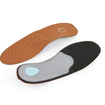 Flat Foot Arch Support orthopedic Silicone Insoles High Quality Leather Orthotics Insole for Men Women Shoes Insoles
Flat Foot Arch Support orthopedic Silicone Insoles High Quality Leather Orthotics Insole for Men Women Shoes Insoles